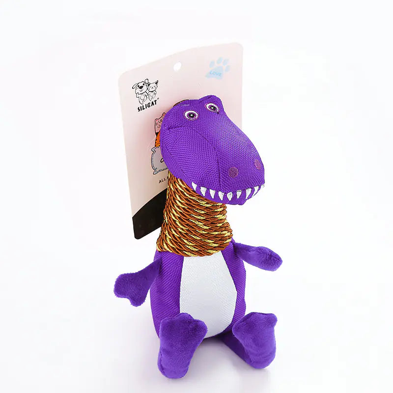 Juguete Dinosaurio con Sonido para perros
